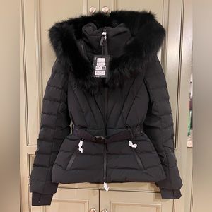 Mackage black Elita-Z XS. New with tags, garment bag, and paper on zippers.